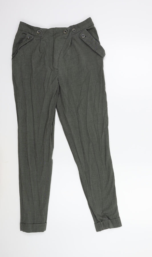 New Look Womens Green   Trousers  Size 8 L28 in