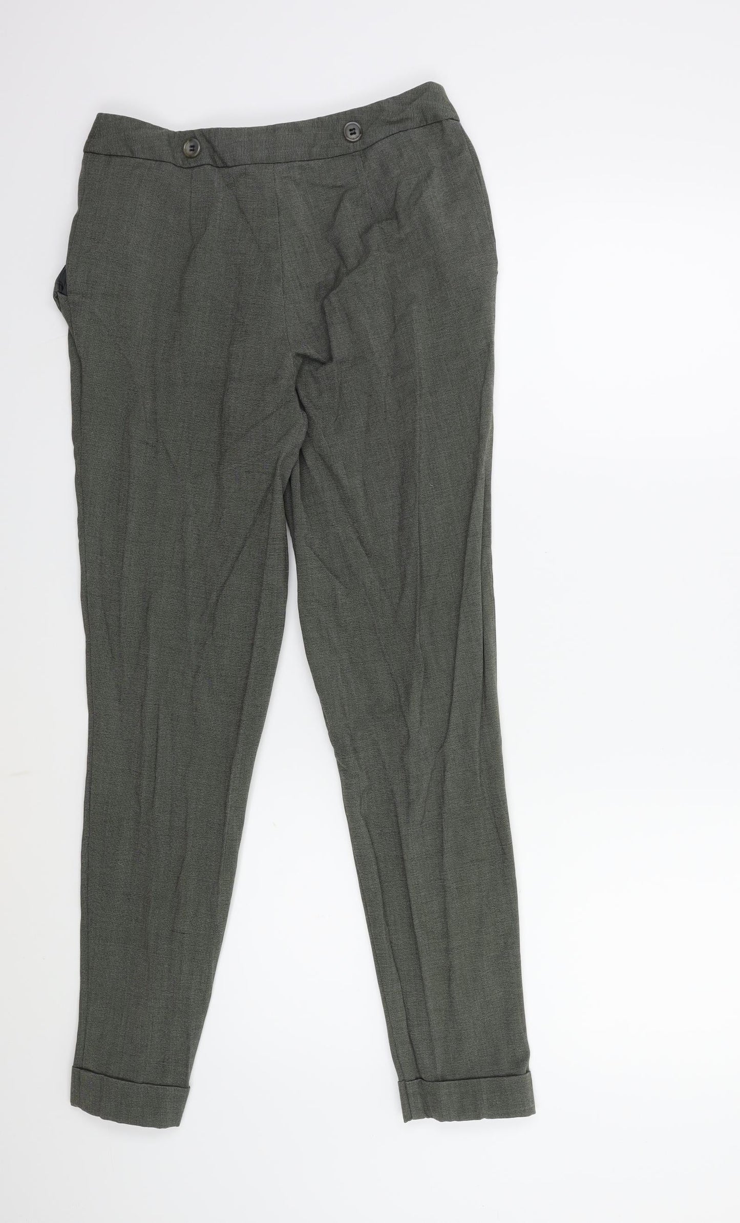 New Look Womens Green   Trousers  Size 8 L28 in
