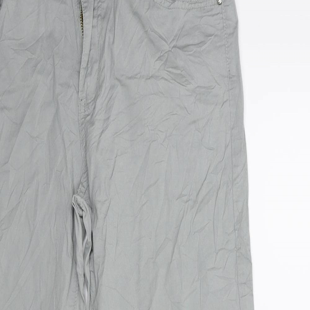 Womens UK Size 31 in SUNBIRD Regular Fit Cargo Grey Trousers