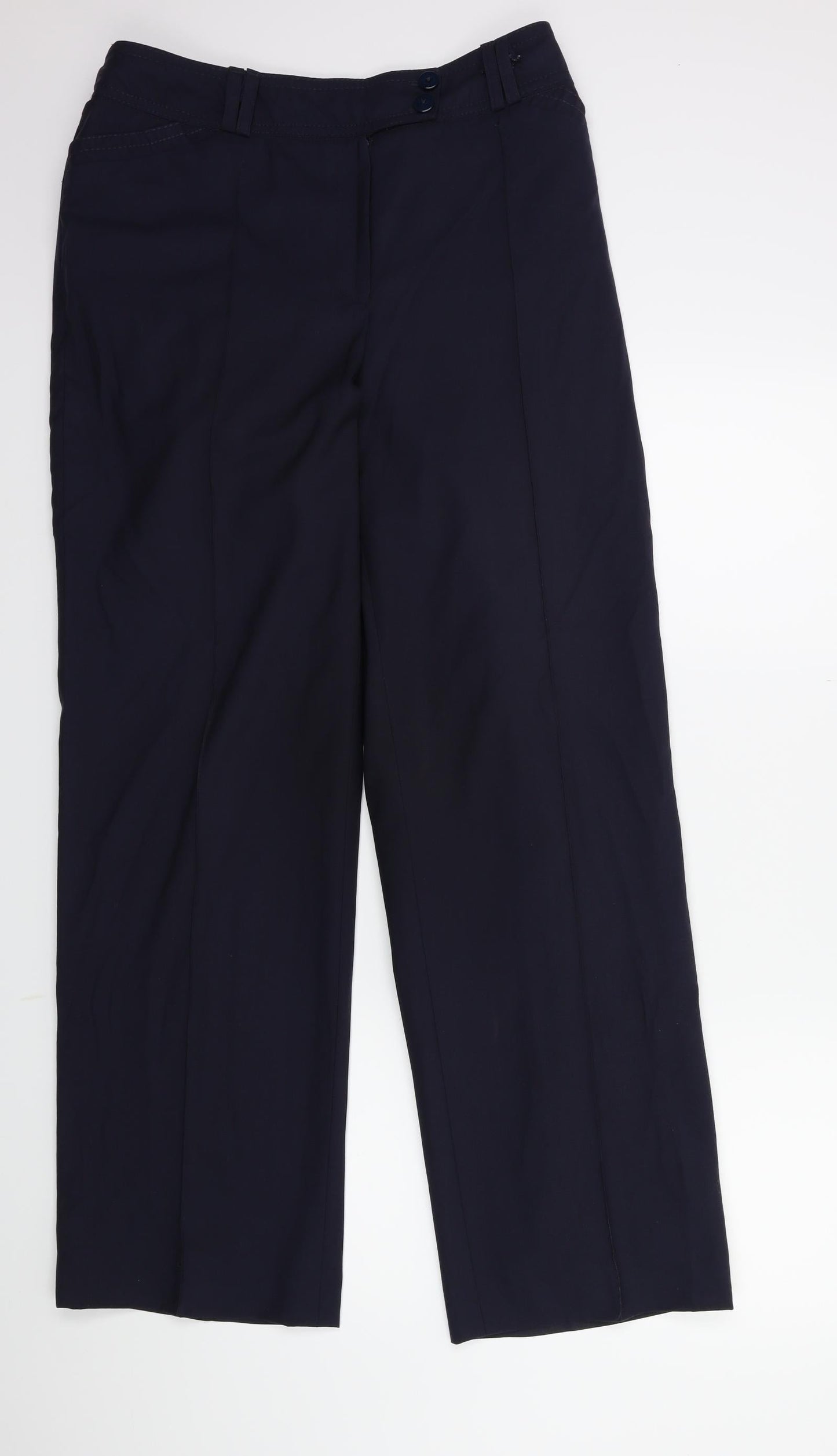 Womens UK Size 30 in Preworn Regular Fit  Blue Trousers