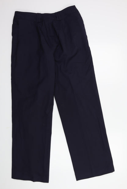 Womens UK Size 30 in Preworn Regular Fit  Blue Trousers