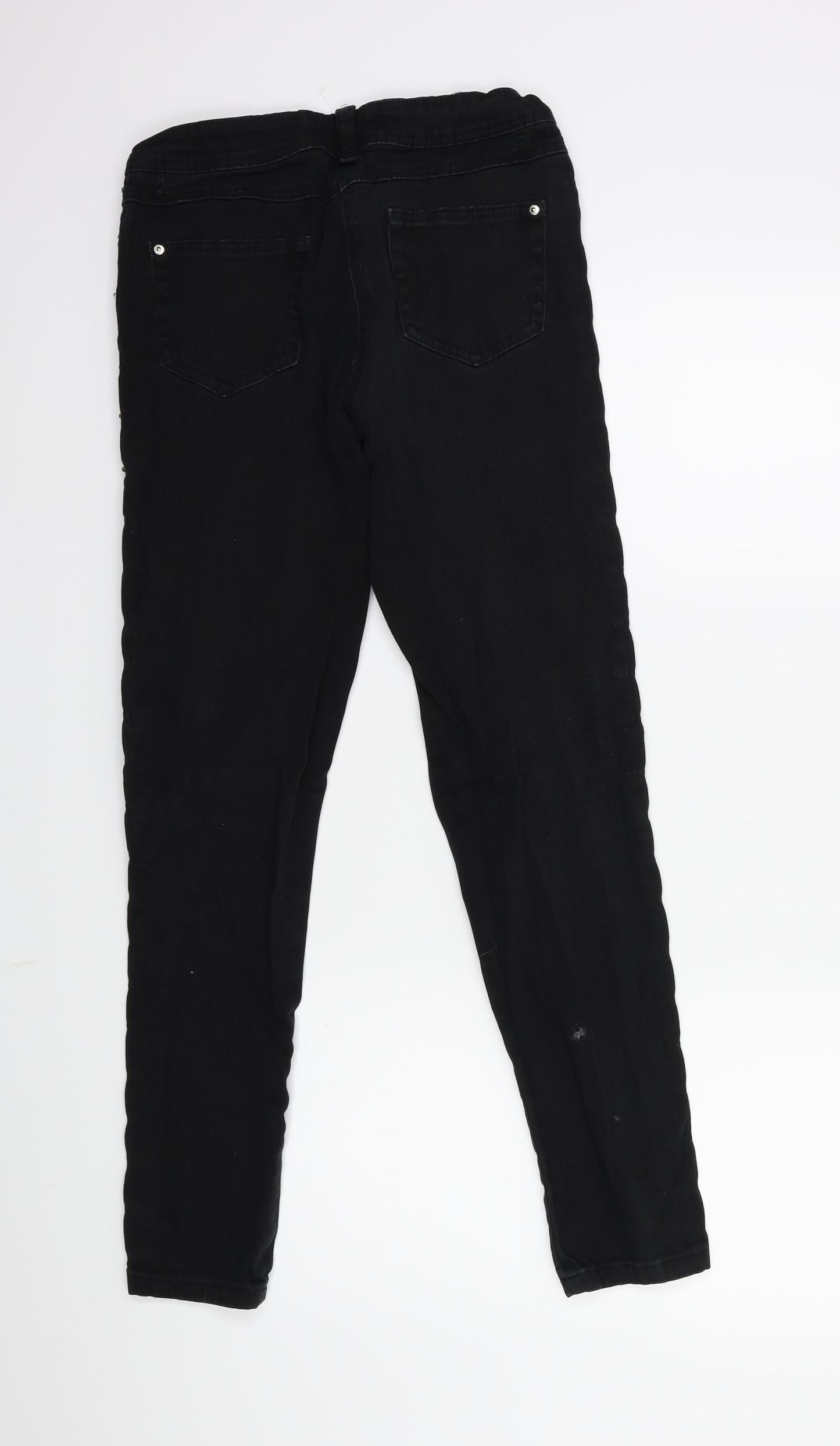 Womens UK Size 8 yesyes Regular Fit Skinny Black Jeans