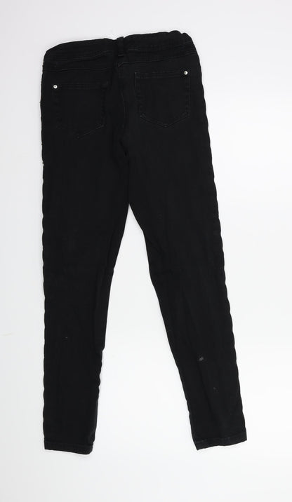 Womens UK Size 8 yesyes Regular Fit Skinny Black Jeans