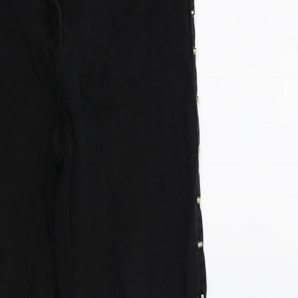 Womens UK Size 8 yesyes Regular Fit Skinny Black Jeans