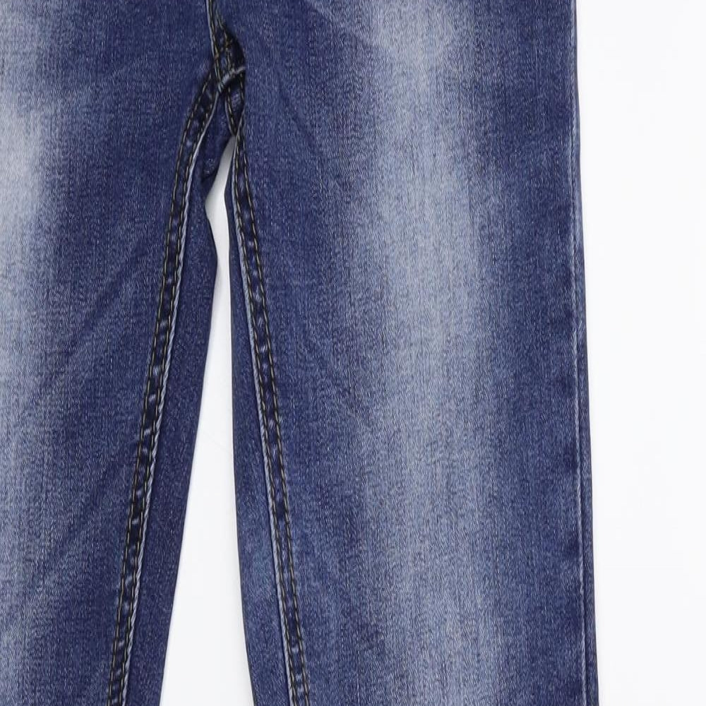 Womens UK Size 28 in Preworn Regular Fit Skinny Blue Jeans