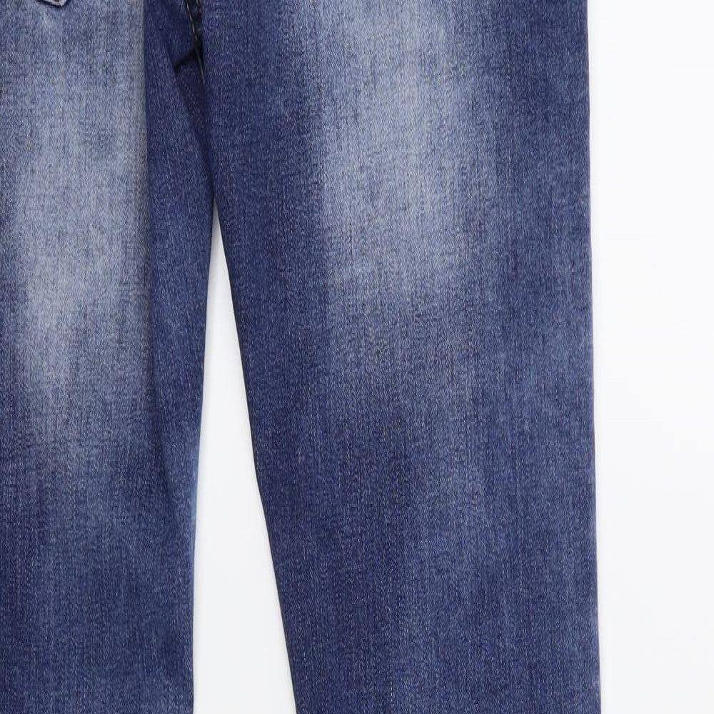 Womens UK Size 28 in Preworn Regular Fit Skinny Blue Jeans