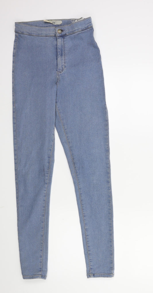 Topshop Womens Blue  Denim Skinny Jeans Size 28 in L32 in