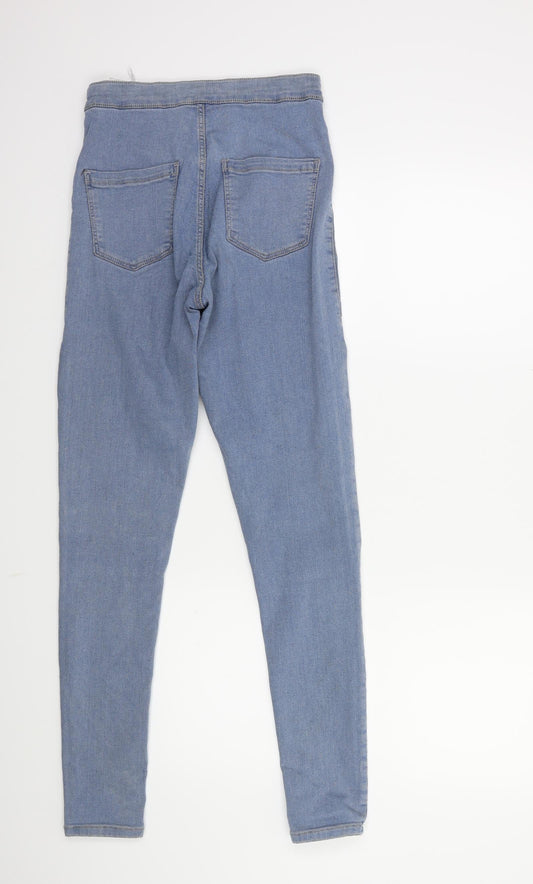 Topshop Womens Blue  Denim Skinny Jeans Size 28 in L32 in