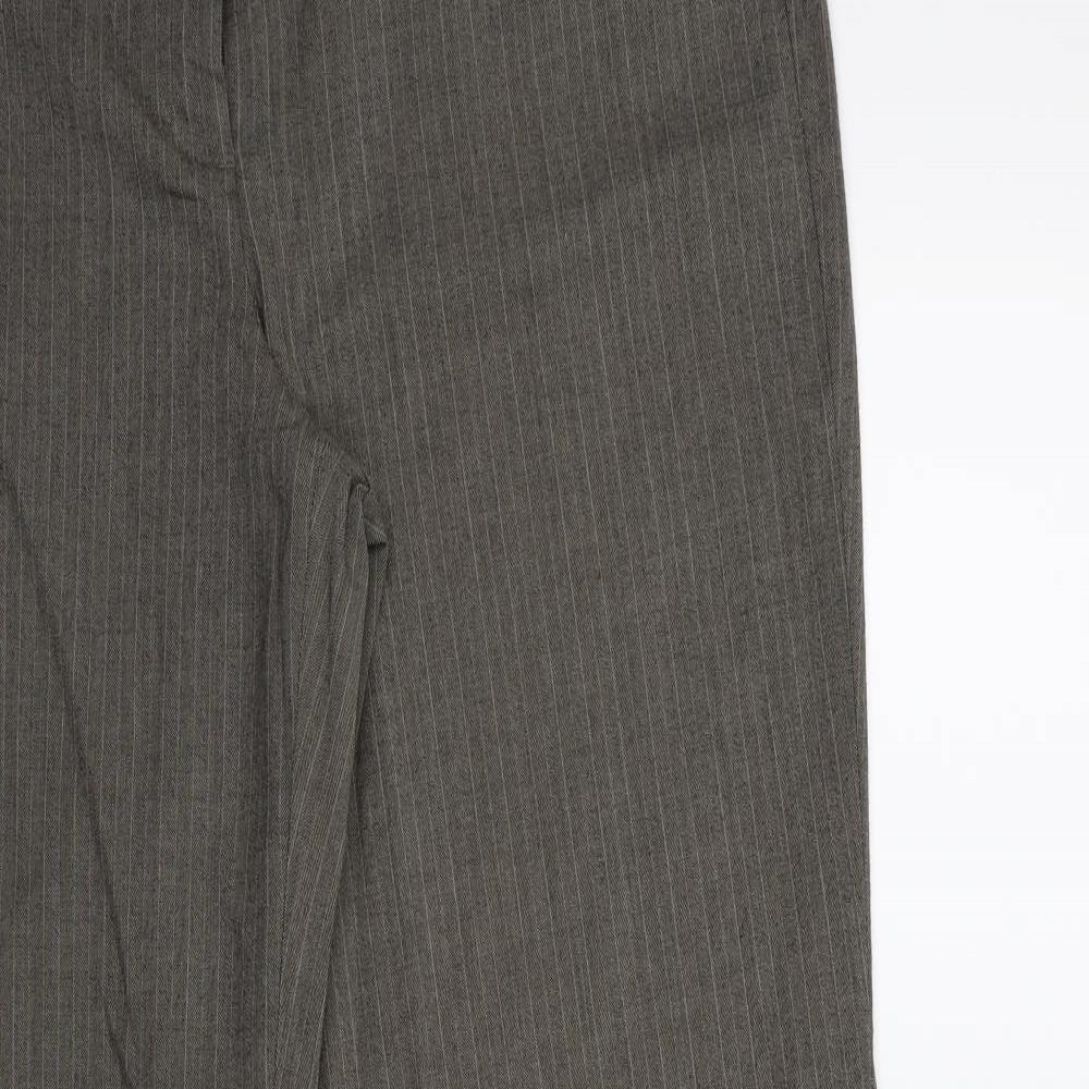 NXT Womens Brown Striped  Trousers  Size 14 L28 in