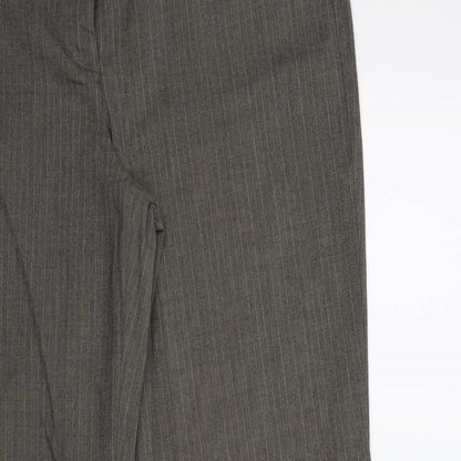 NXT Womens Brown Striped  Trousers  Size 14 L28 in