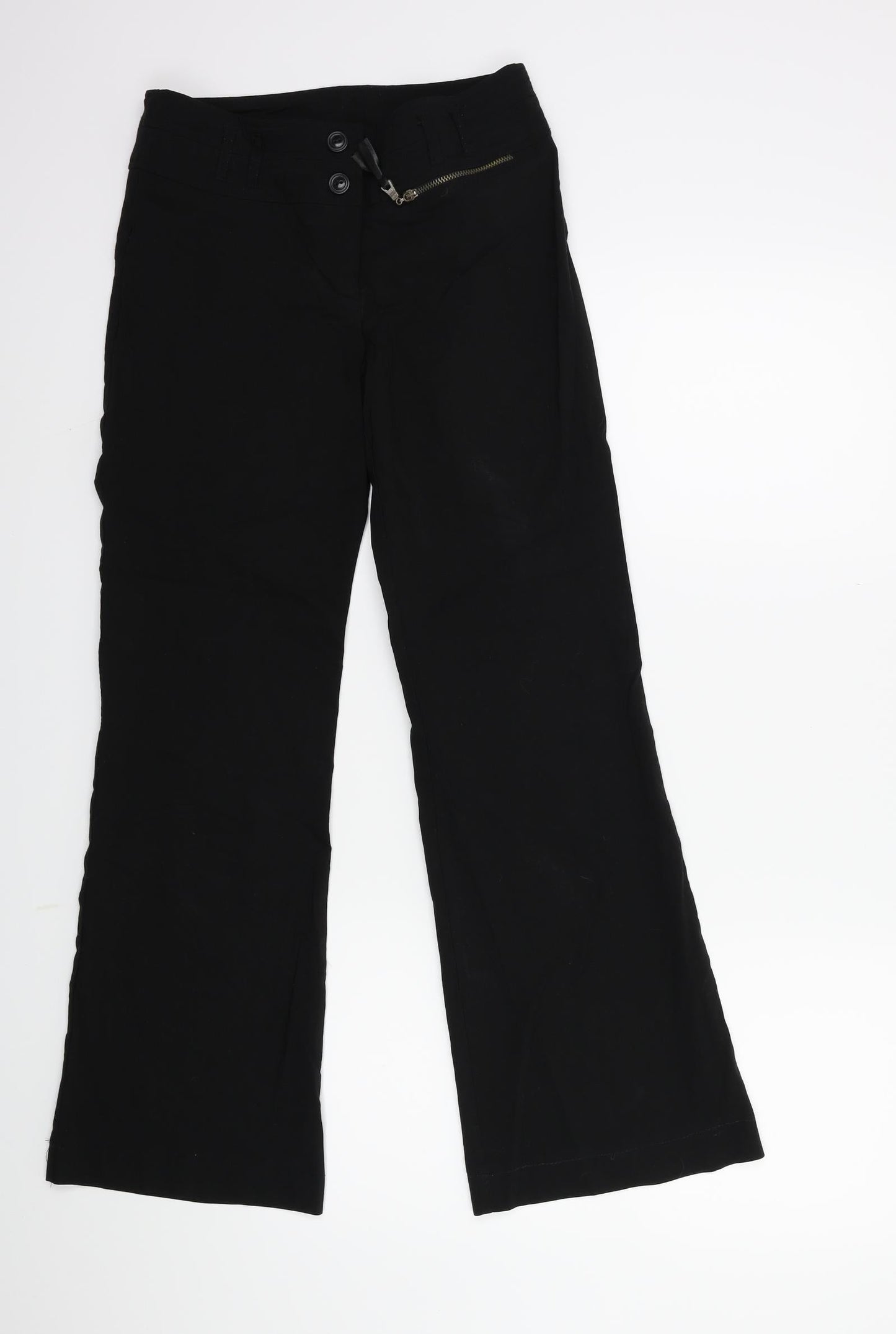 New Look Womens Black   Trousers  Size 10 L28 in