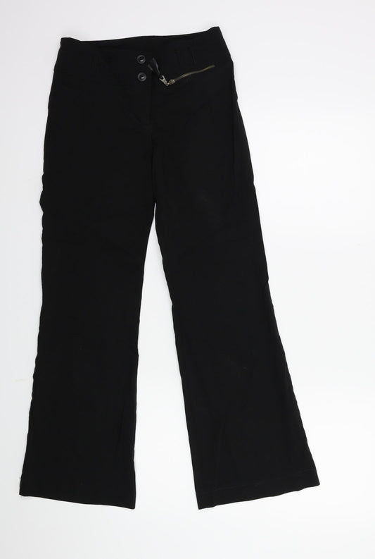 New Look Womens Black   Trousers  Size 10 L28 in