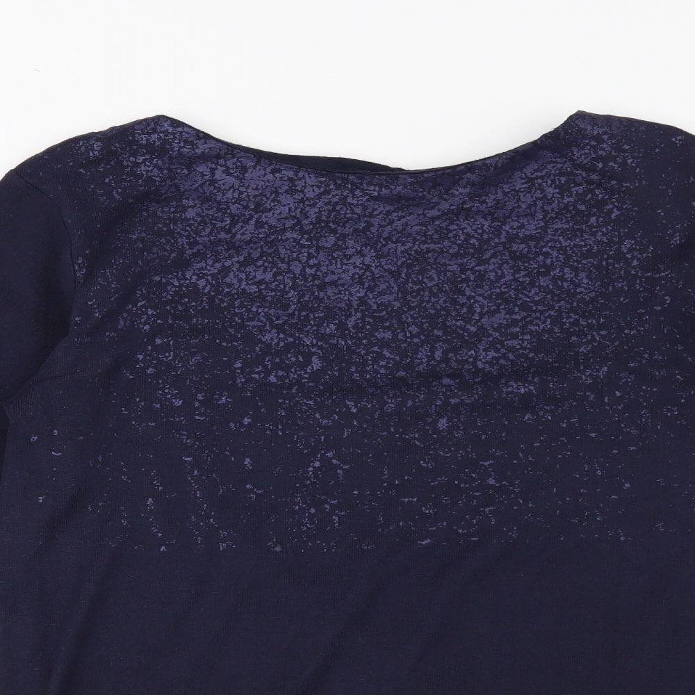 Womens UK Size 10 Marks and Spencer Blue Pullover Sweatshirt