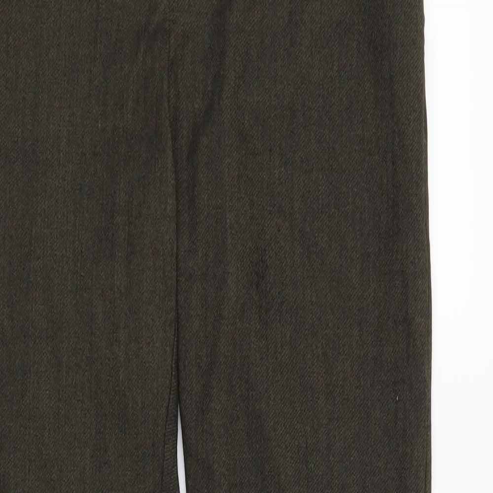 Womens UK Size 8 NEXT Regular Fit  Green Trousers