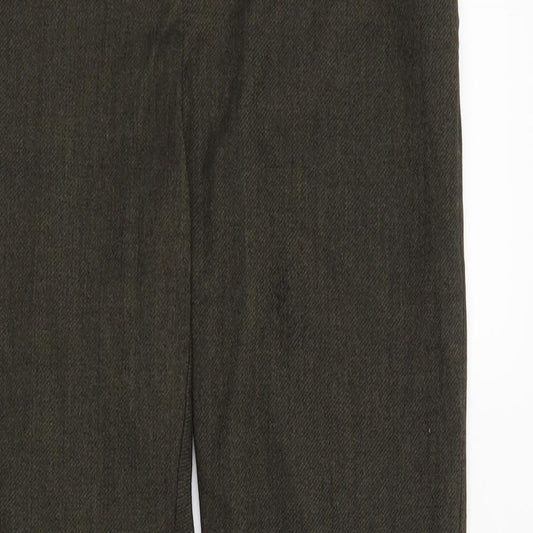 Womens UK Size 8 NEXT Regular Fit  Green Trousers