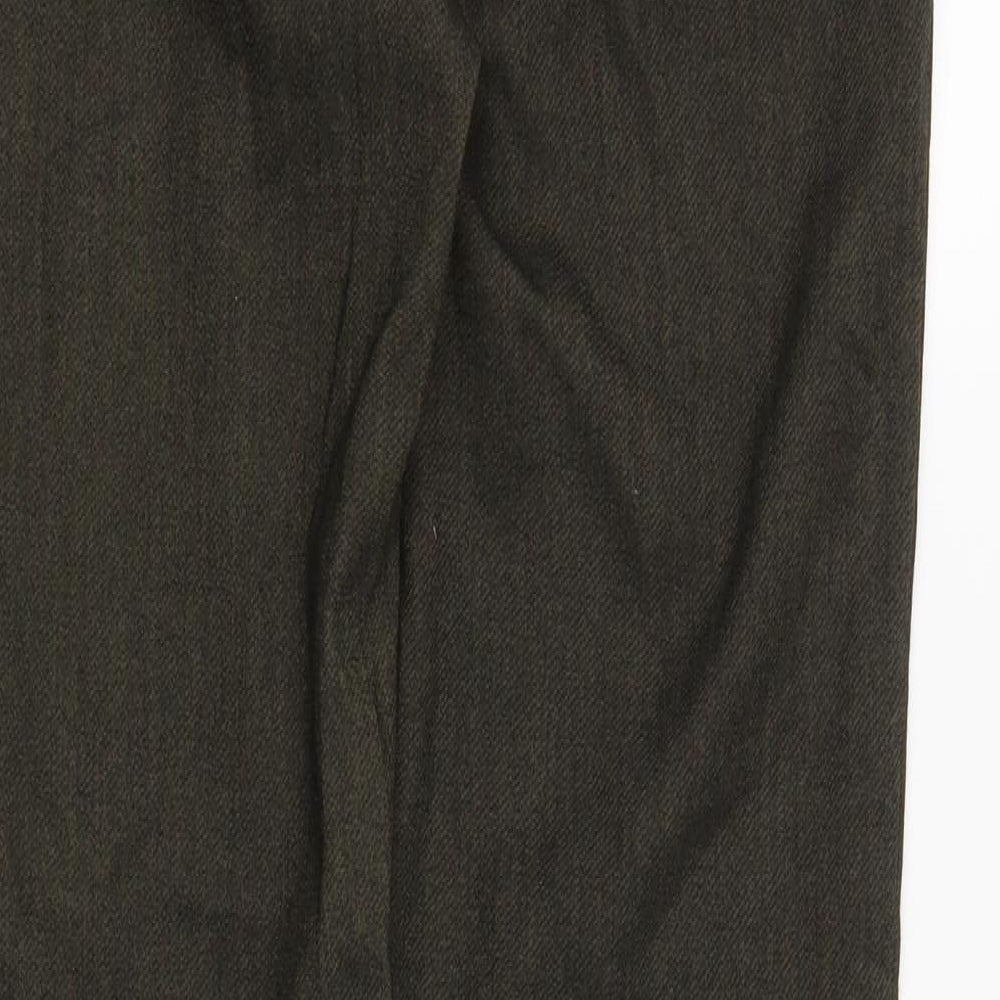 Womens UK Size 8 NEXT Regular Fit  Green Trousers