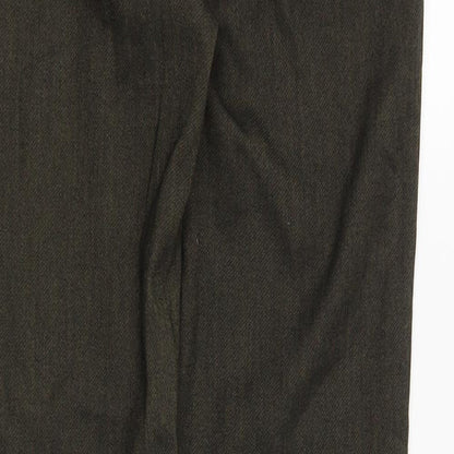 Womens UK Size 8 NEXT Regular Fit  Green Trousers