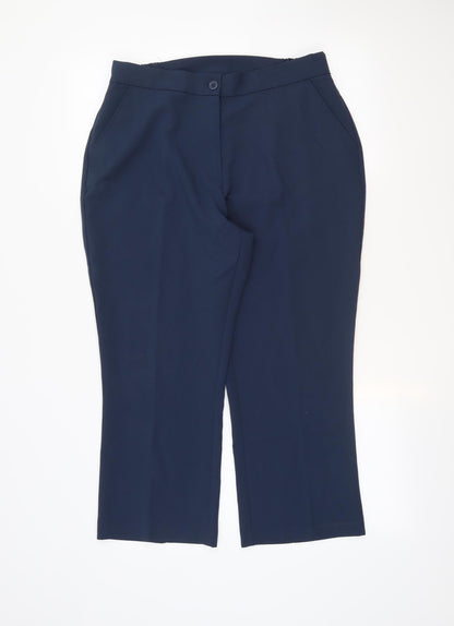 Damart Womens Blue   Trousers  Size 18 L25 in