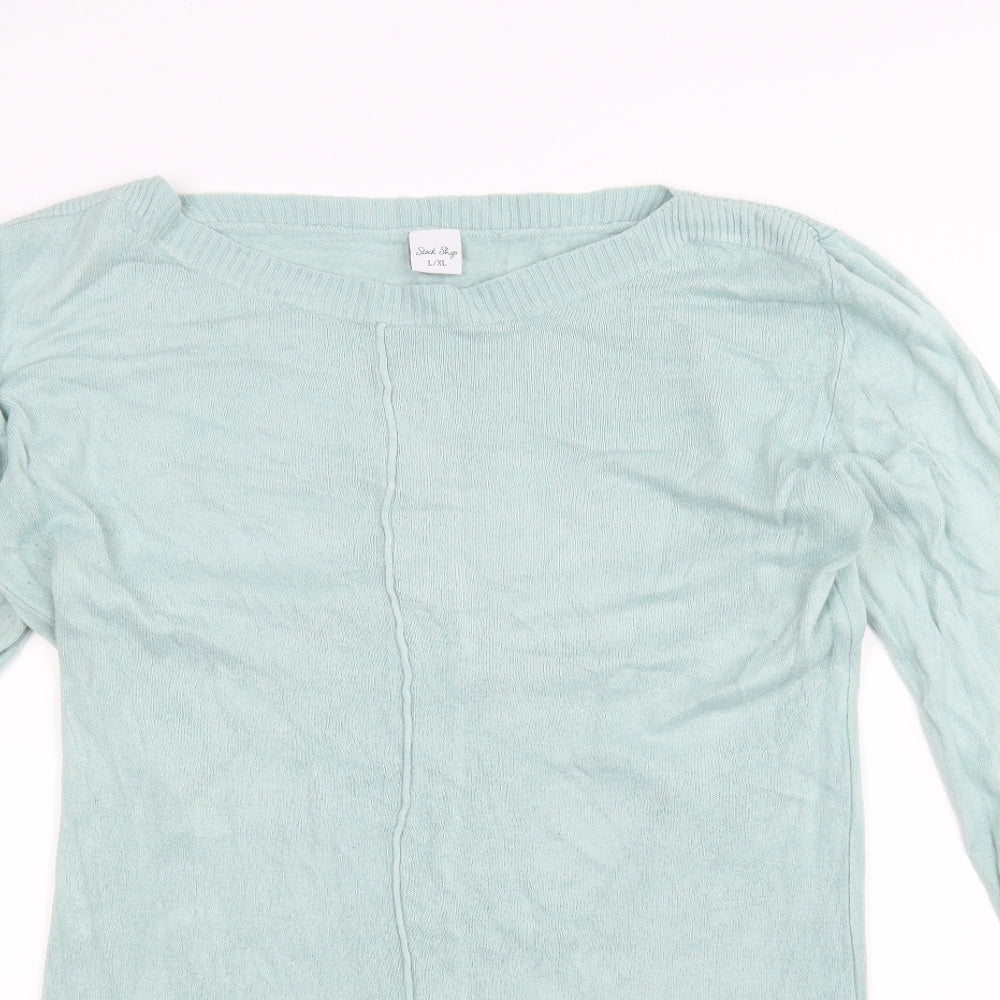 Stock shop Womens Green   Tunic Jumper Size L  - Size L/XL