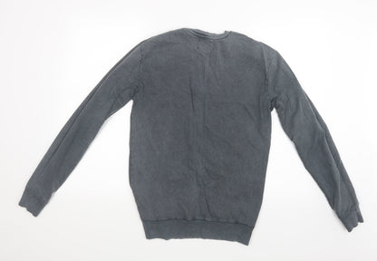Mens UK Size XS Cedar Wood State Grey Pullover Sweatshirt