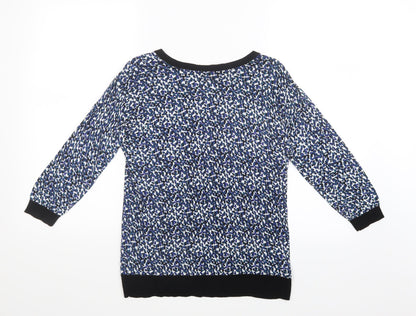 H&M Womens Black Polka Dot  Cardigan Jumper Size M