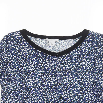 H&M Womens Black Polka Dot  Cardigan Jumper Size M