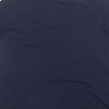 Authentic Womens Blue Floral  Basic Blouse Size 12  - Lace