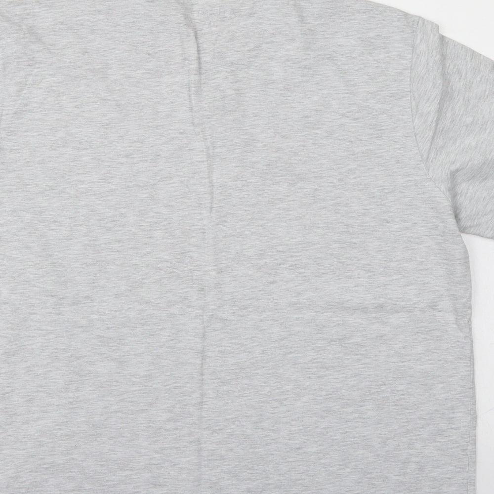 Atlantic Bay Mens Grey    T-Shirt Size M