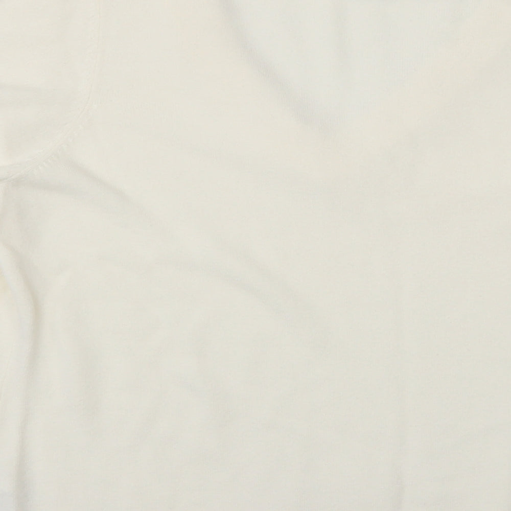 Petite Womens White   Pullover Jumper Size 16