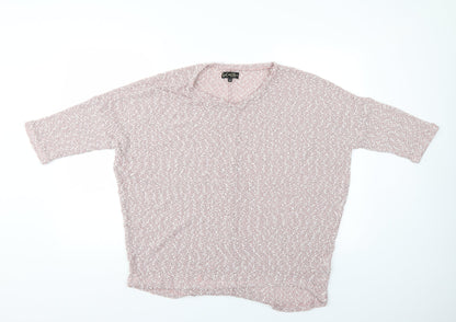 Womens UK Size 16 New Look Pink Basic Blouse