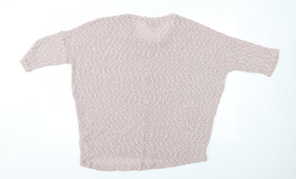 Womens UK Size 16 New Look Pink Basic Blouse