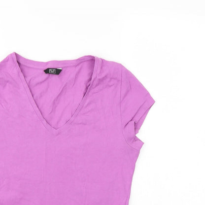 F&F Womens Purple   Basic T-Shirt Size 12