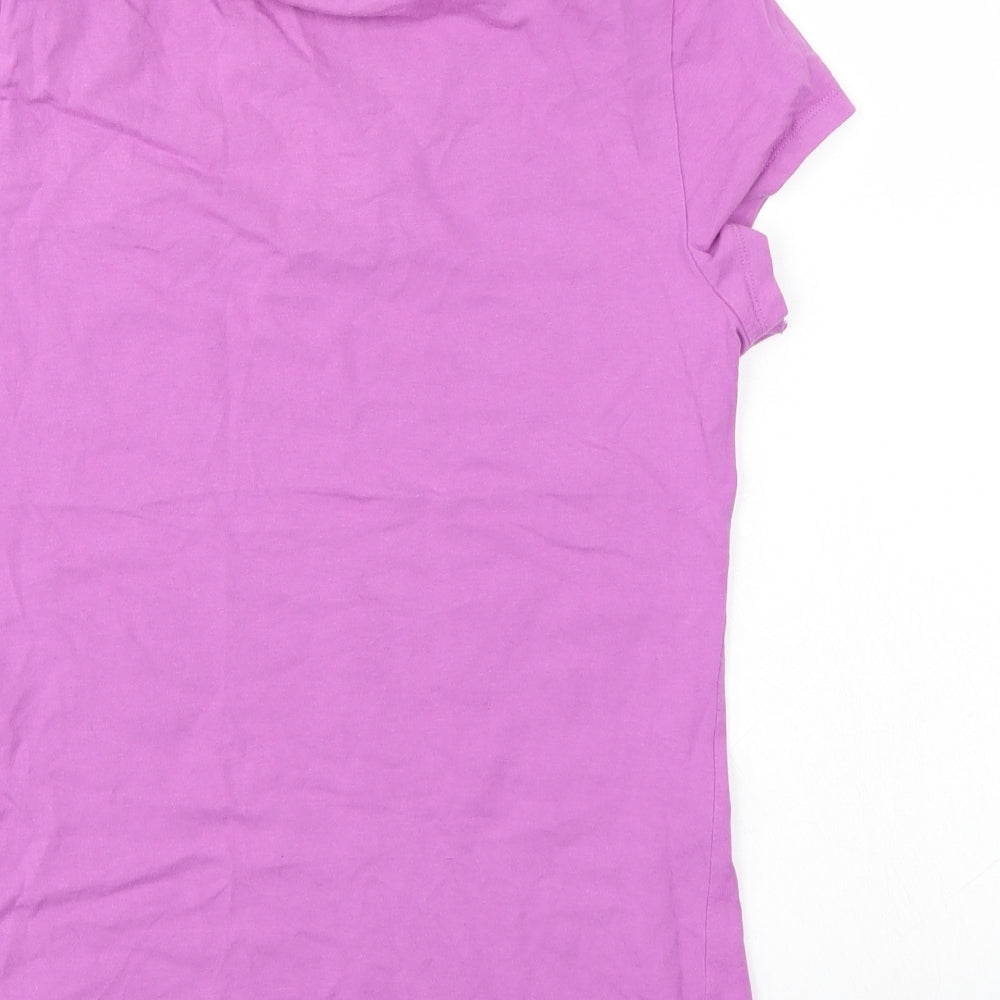 F&F Womens Purple   Basic T-Shirt Size 12