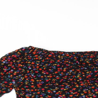 Papaya Womens Multicoloured Floral  Basic Blouse Size 10