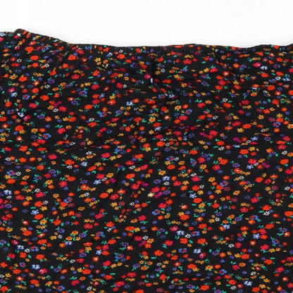 Papaya Womens Multicoloured Floral  Basic Blouse Size 10