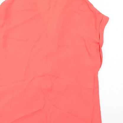 F&F Womens Red   Basic Blouse Size 8