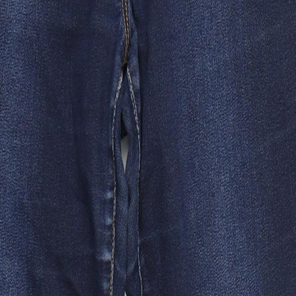 F&F Womens Blue  Denim Skinny Jeans Size 14 L27 in