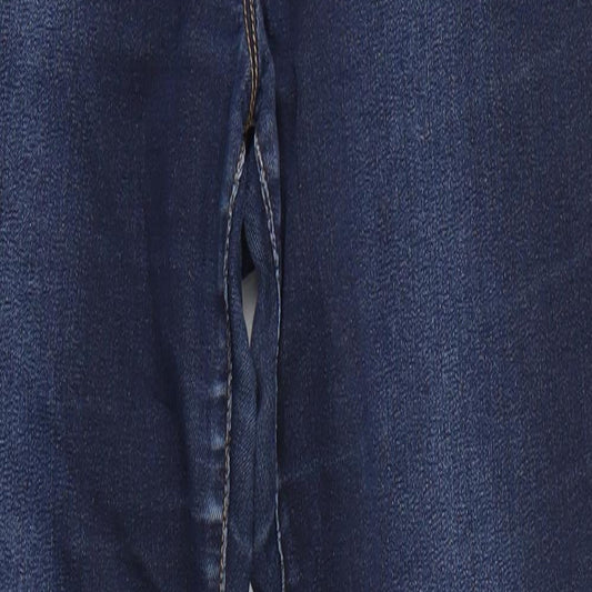 F&F Womens Blue  Denim Skinny Jeans Size 14 L27 in