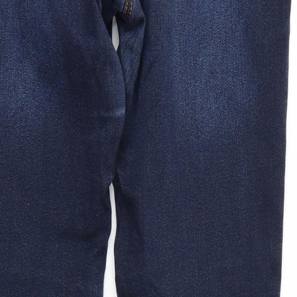 F&F Womens Blue  Denim Skinny Jeans Size 14 L27 in