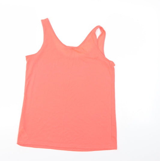 F&F Womens Orange   Basic Tank Size 10