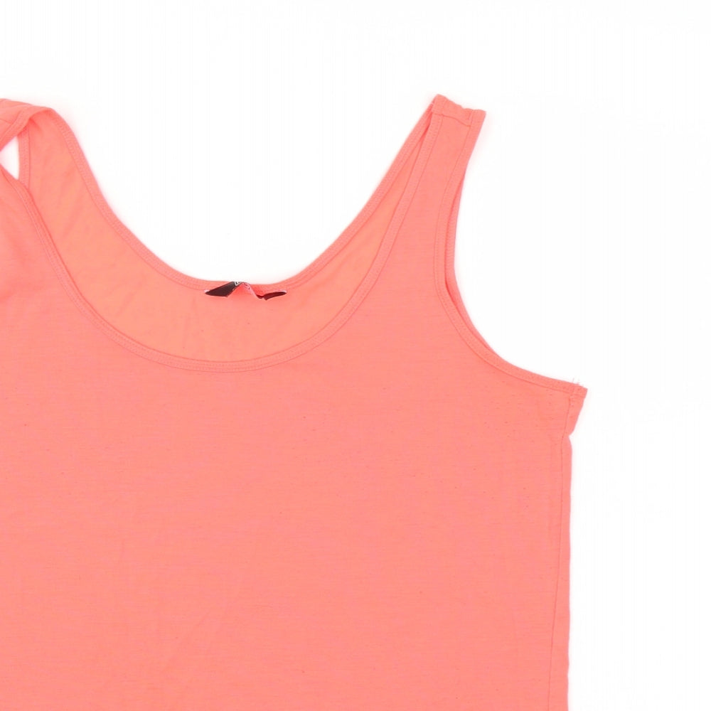 F&F Womens Orange   Basic Tank Size 10