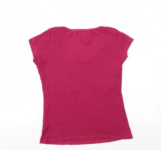 George Womens Purple   Basic T-Shirt Size 12