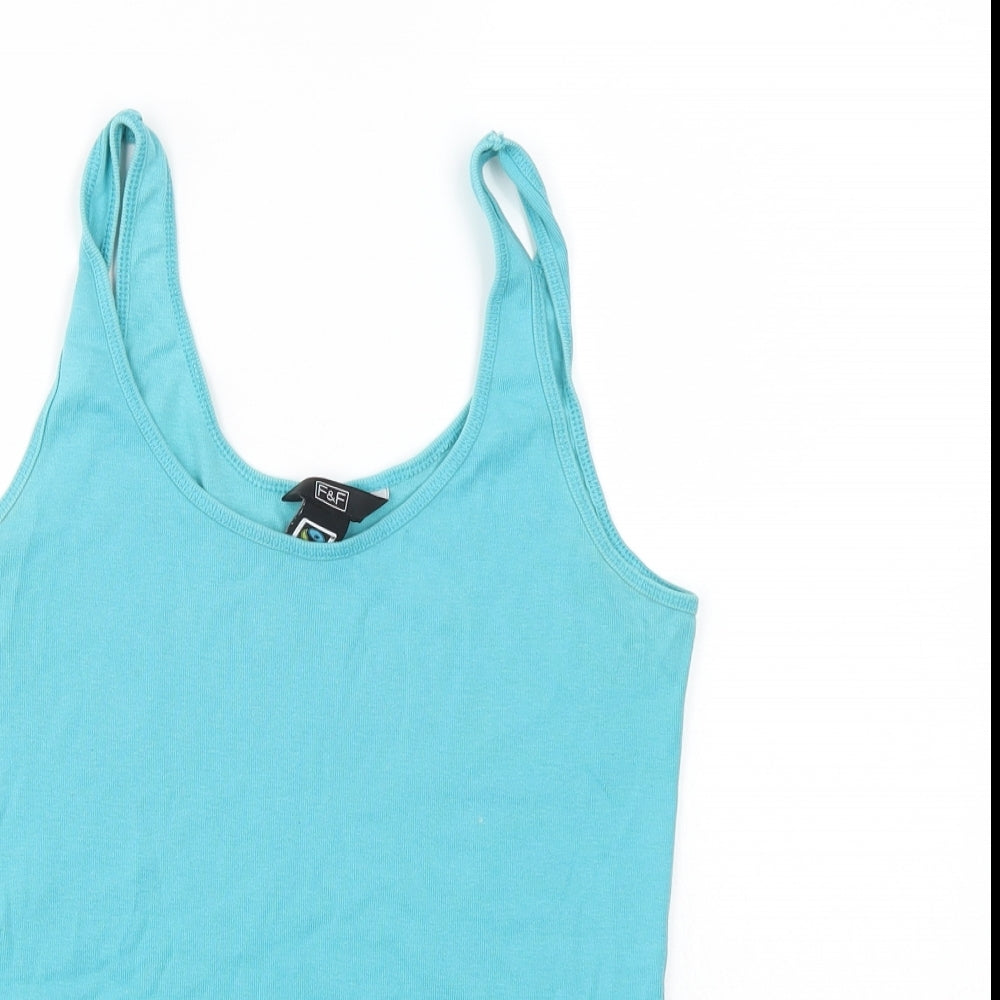 F&F Womens Blue   Basic Tank Size 8
