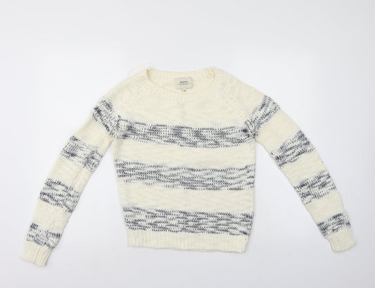 Papaya Womens Multicoloured Striped  Pullover Jumper Size 10