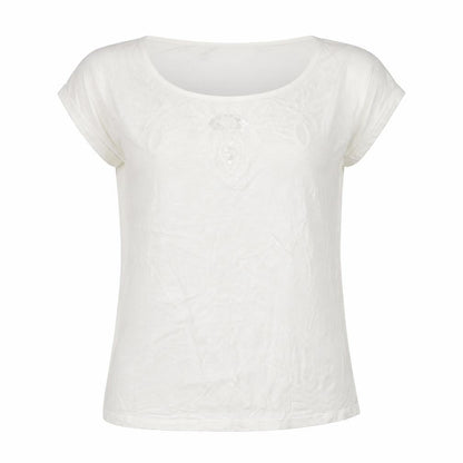 Womens UK Size 12 Dorothy Perkins White Basic T-Shirt