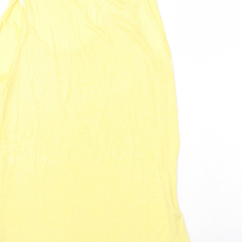 Womens UK Size 12 Dorothy Perkins Yellow Basic Tank