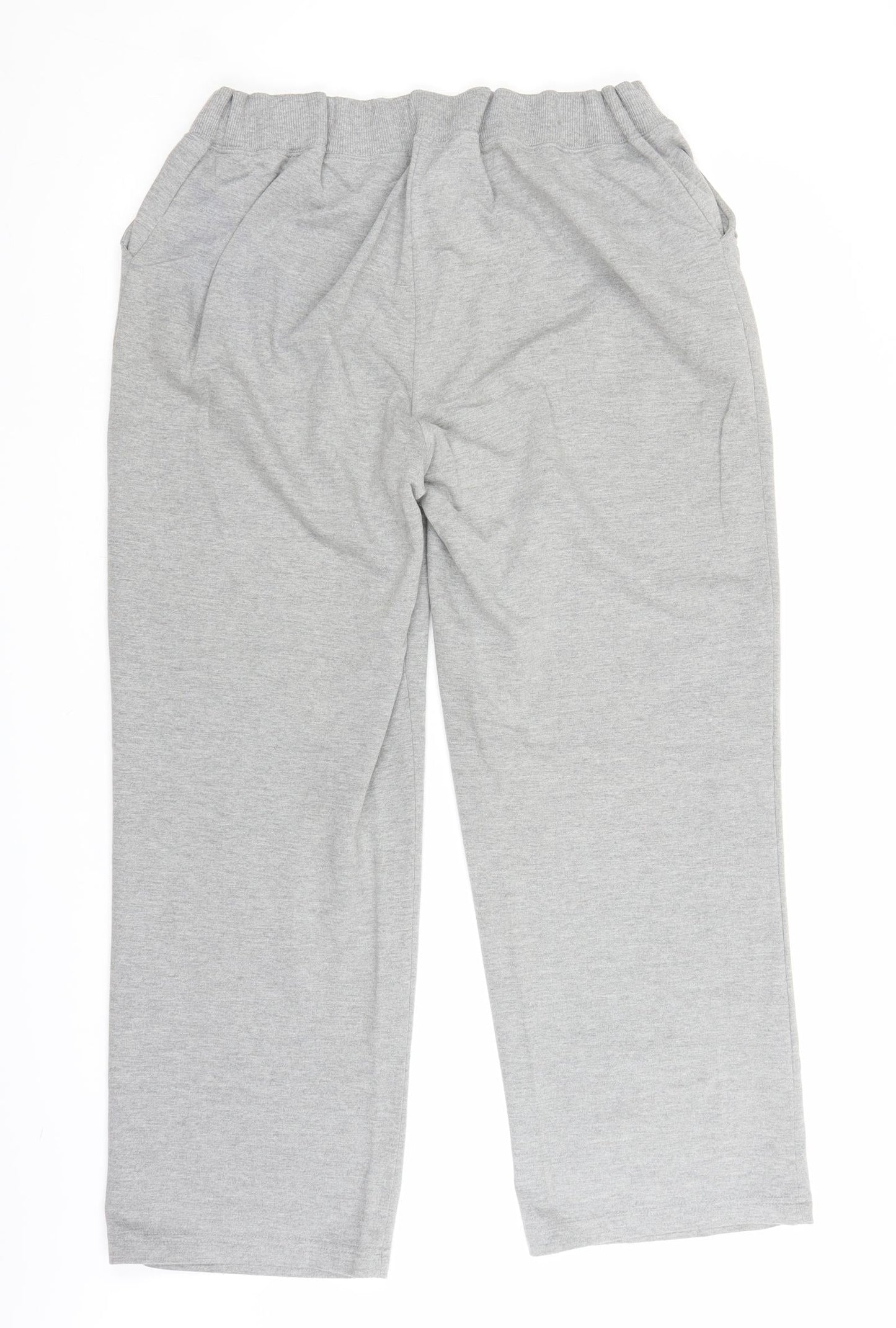 Womens UK Size M BM Regular Fit Sweatpants Grey Trousers