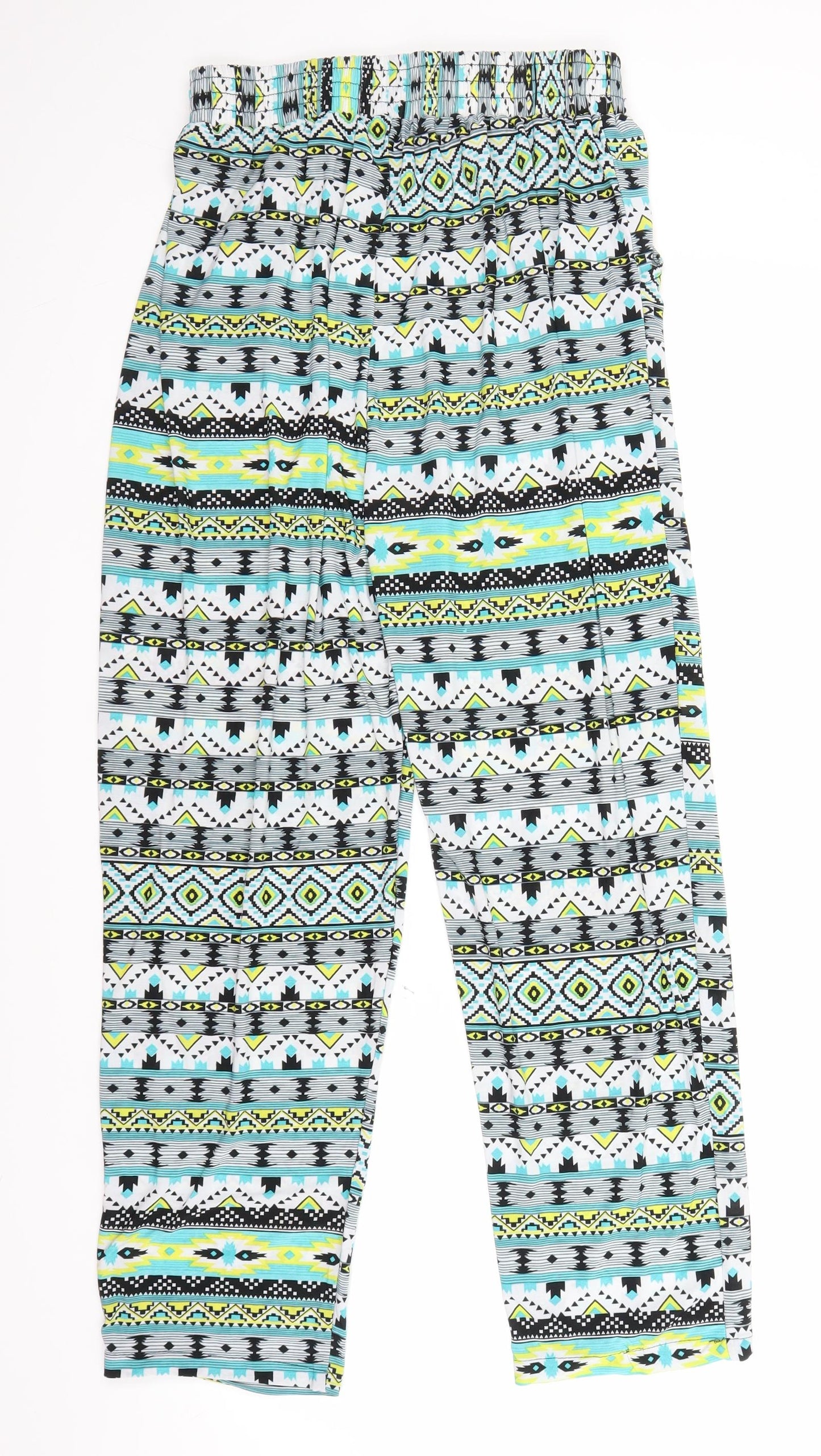 Womens UK Size XL Preworn Regular Fit  Blue Trousers
