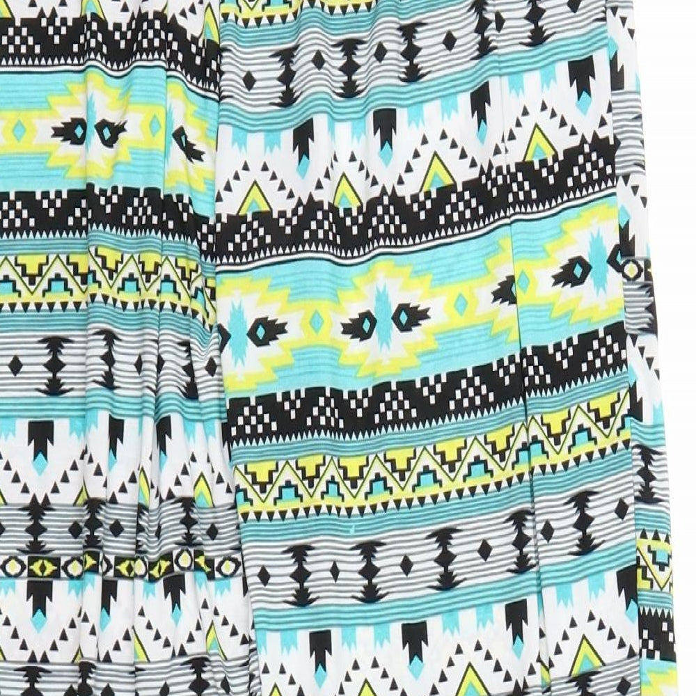 Womens UK Size XL Preworn Regular Fit  Blue Trousers