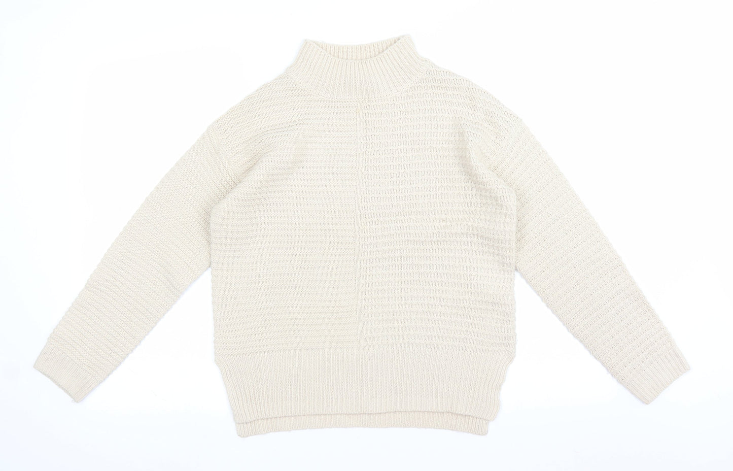 Select Womens Ivory  Knit Pullover Jumper Size 10